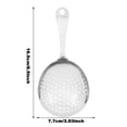 thumbnail image 2 of 304 Stainless Steel Ice Strainer Ice Scoop Bar Mixer Filter Colander Cocktail Ice Separator Tool Small Kitchen Table Set, 2 of 4