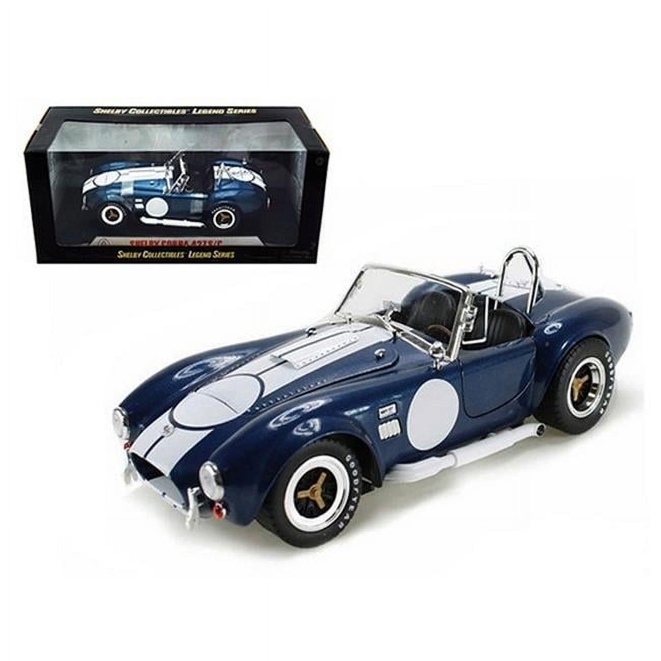 1966 Shelby Cobra Super Snake Blue 1/18 Diecast Model Car by