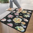 thumbnail image 4 of Pioneer Flower Floral Print Pattern Door Rugs,Washable Non Slip Door Mats Indoor,Decorative Door Mats,Entry Mat Indoor for Entrance,Bedroom,Kitchen,Bathroom,30"x17", 4 of 6