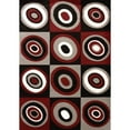 thumbnail image 2 of United Weavers Cristall Area Rugs - 580-11172 Contemporary Grey Circles Boxes Squares Grid Rug, 2 of 2