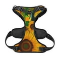 thumbnail image 5 of XMXY No Pull Dog Harness, Bunch Sunflowers Yellow Adjustable Reflective Pet Harness with Oxford Vest, X-Large Size, 5 of 8