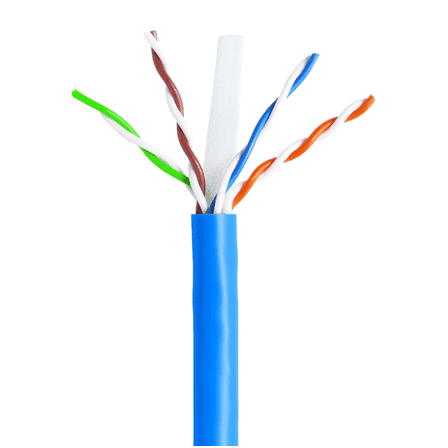 CommScope 760004697 1071E Cat6 Riser 23AWG Blue Solid Copper 1000ft Cable