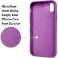 thumbnail image 6 of for iPhone Xs Max Silicone Case with Kickstand | Anti-Scratch Full-Body Shockproof Protective Case for iPhone Xs Max - Purple, 6 of 14