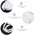 thumbnail image 4 of 1 Rouleau de Bandes de Coton Dégraissantes Absorbantes Jetables pour Salon de Coiffure, 4 of 5