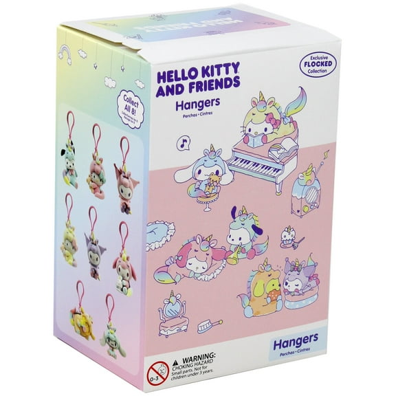 Sanrio Flocked Collection Hangers Mystery Pack (1 RANDOM Figure)