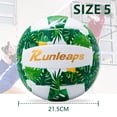 thumbnail image 4 of Voleibol Runleaps, talla 5, impermeable, para interiores y exteriores, color verde, 4 of 7