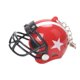 thumbnail image 1 of Llavero colgante bolsa colgante fútbol mini casco DIY regalo de cumpleaños llavero de coche llavero de coche para fanáticos de la graduación hombres rojo, 1 of 8