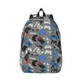 thumbnail image 2 of Rocae Video Game for Durable Canvas Backpack Leisure Large Bag Travel Rucksack Multi-function Backpack Medium, 2 of 8
