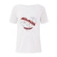 thumbnail image 3 of Blusa con estampado de cuello Rounk informal para mujer con estilo, camiseta de manga corta ahuecada, Tops de verano OAVQHLG3B Store  lin121212, 3 of 4