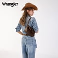 thumbnail image 7 of Wrangler Purse for Women Stylish Shoulder Bag Handbag Crossbody Bag Trendy Western Design Durable Leather, Coffee, 7 of 7