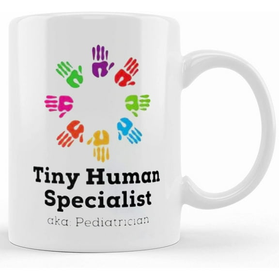 Pediatrician Mug Pediatrics Coffee Mug Gift, Ceramic Novelty Coffee Mug, Tea Cup, Gift Present For Birthday, Christmas Thanksgiving Festival, 11oz Sarcasm With Sayings Mug
