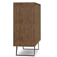 thumbnail image 6 of Simpli Home Lowry 39 inch Wide Solid Acacia Wood Modern Industrial Medium Storage Cabinet in Rustic Natural Aged Brown, 6 of 10