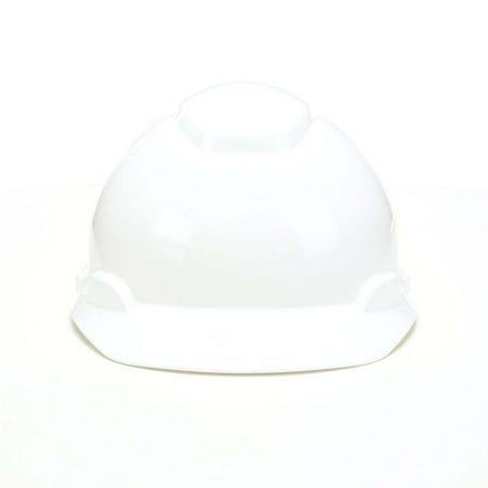 - 3M Hard Hat H-701R, White 4-Point Ratchet Suspension,