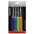 thumbnail image 3 of Chef Craft Select Paring Knife, 2.5 inch Blade 6 inches in Length 4 Piece Set, Assorted, 3 of 5