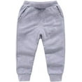 thumbnail image 2 of Ougyinr Kids Baby Sweatpants for Boys Girls Casual Jogger Pants Cotton Color Pants Toddler Athletic Trousers With Pockets, 2 of 9