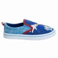 thumbnail image 2 of Sonic Boys Slip On Canvas Sneakers (Little Kids), Blue, 13, 2 of 8