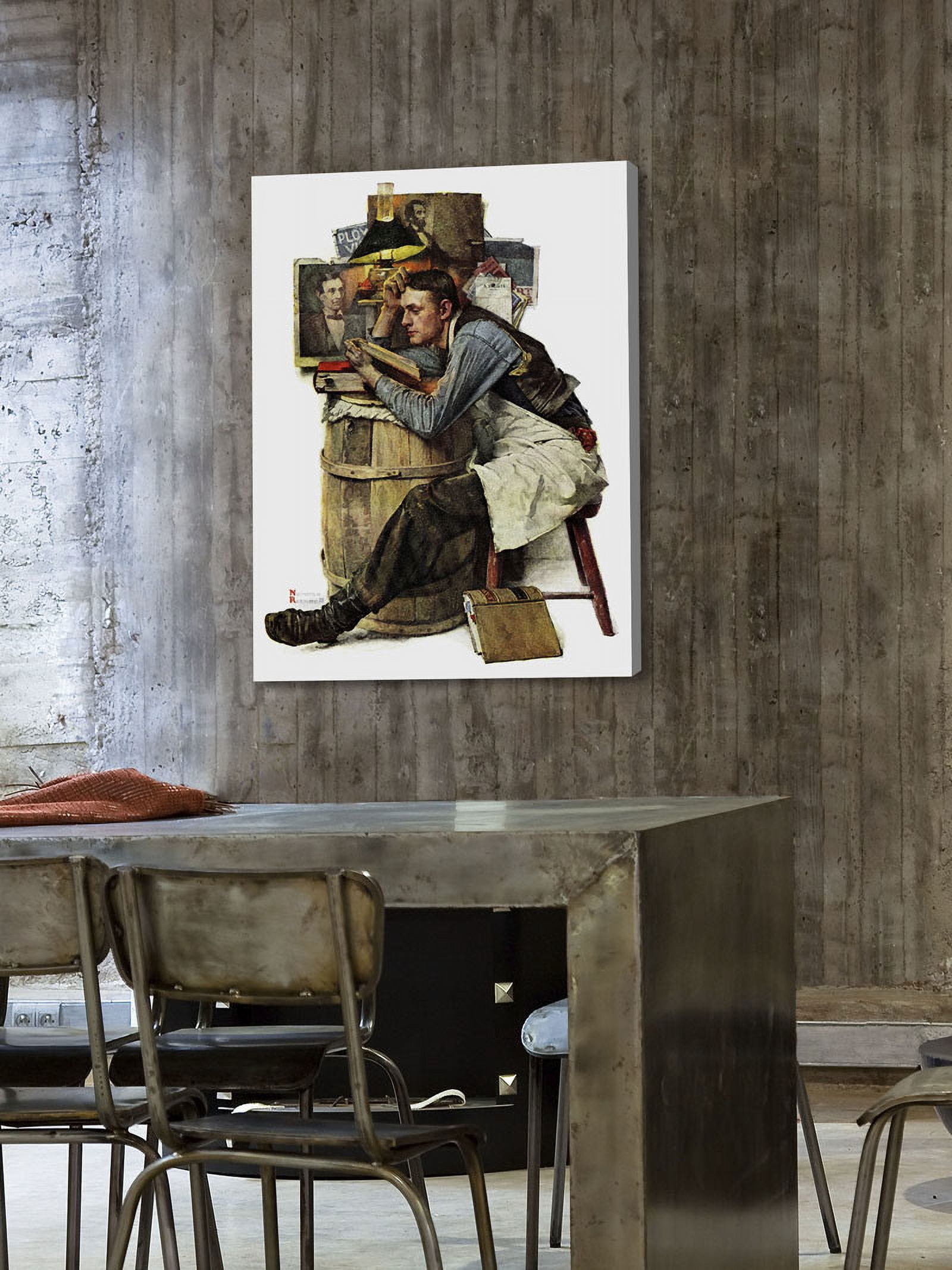 Marmont Hill "Law Student" by Norman Rockwell Painting Print on Canvas