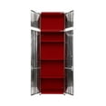 thumbnail image 2 of Seville Classics UltraHD® Stacking Top Steel Body Lockable Storage Cabinet Organizer Shelving Unit, 30" W x 18" D x 18.5" H, Red, 2 of 4