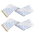 thumbnail image 1 of Unique Bargains FFC Cable 0.5mm Pitch 40 Pin 100mm Flat Ribbon Cable for LCD Screen B Type 2 Pack, 1 of 6