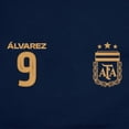 thumbnail image 5 of Icon Sports Official Argentine Football Association Julián Alvarez Pullover Hoodie - Unisex Adult - AFA117PH Navy L, 5 of 7