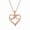 Rose Gold, variant on Aurelle Infinity Heart Moissanite Necklace for Women, 925 Sterling Silver 14K Rose Gold Plated Love Heart Pendant Necklace, Symbol of Eternal Love Jewelry Gift for Wife Girlfriend Mom