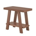 thumbnail image 6 of Roundhill Furniture Athens Contemporary Wood Shelf Side Table in Red, 6 of 7