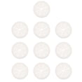 thumbnail image 1 of Miangastore Desktop Plastic Hole Rings White 10Pcs 2.4x2.4x0.4In, 1 of 8