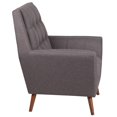 thumbnail image 5 of HERCULES Kensington Series Contemporary Black Fabric Tufted Arm Chair, 5 of 5