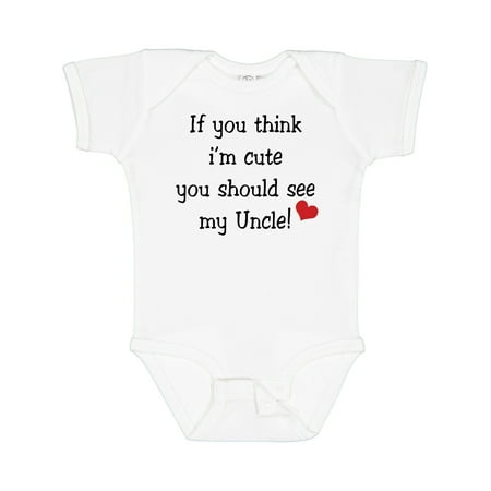 

Inktastic Cute Uncle Gift Baby Boy or Baby Girl Bodysuit