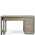 thumbnail image 3 of Riverside Furniture Prelude Swivel Wood L-Desk with Lift Top in Casual Taupe Tan, 3 of 7