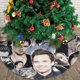thumbnail image 3 of Falda para árbol de Navidad de Sebastian Stan, suave y divertida, decoración navideña navideña de granja de 36", 3 of 4