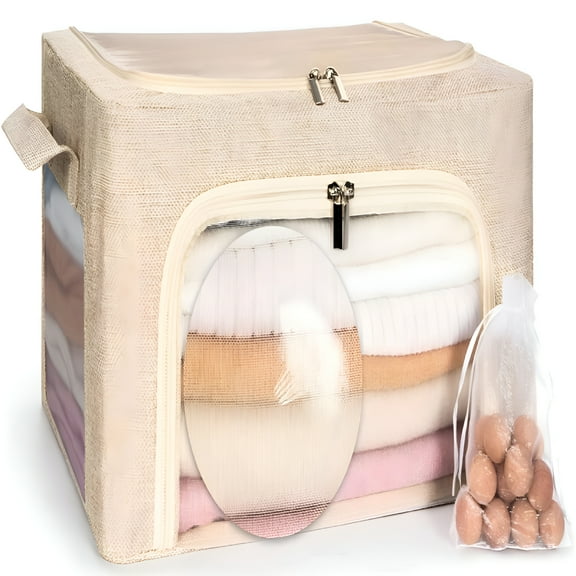 LAMIRO 22L Cashmere Sweater Storage Bag Moth Proof,Acid Free Sweater Storage Bag Friendly for Cashmere Sweater,Sweater Storage Bags Moth Proof for Closet Shelf
