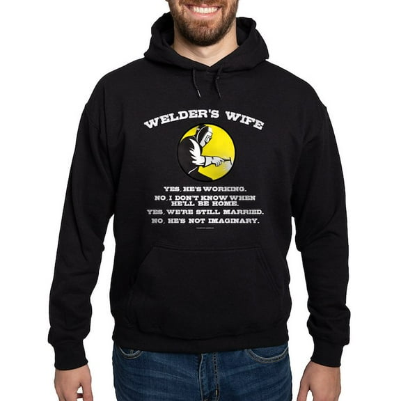 CafePress - Welder's Wife Humor Sweatshirt - Pullover Hoodie, Classic, Comfortable Hooded Sweatshirt