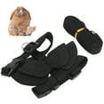 thumbnail image 4 of Adjustable Soft Harness, High-quality Stainless Steel Metal Buckle Widely Application Rabbits Harness  For Animals For Walk Black Wing M, 4 of 8