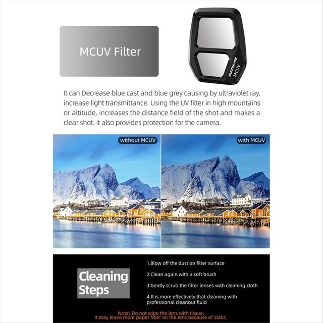 Filtro de Lente de Cámara Ajustable para Air 3S Kit de Filtro ND32 para Accesorios de Drones para Air 3S