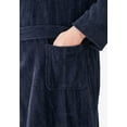 thumbnail image 5 of KingSize Men's Big & Tall Terry Velour Hooded Maxi Robe, 5 of 6
