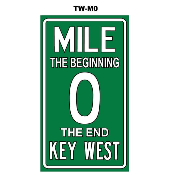 Towel Key West Florida Funny Mile Marker Beautiful Novelty Decorative Design Beach Towel 30" x 60" Soft Cotton Velour Towel - Best Idea for The Beach Pool Sunbathing (2 Pack)