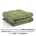 thumbnail image 5 of Southshore Fine Living, Inc. Oversized King Comforter, King Duvet Insert, Bedroom Décor, Sage Green, 5 of 9