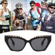 thumbnail image 5 of Gafas de sol de lujo modernas y vanguardistas de estilo europeo y americano con montura pequeña de ojo de gato, fabricadas en PC, 5 of 5