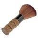 thumbnail image 5 of Mango de bambú suave corte de pelo polvo limpieza brocha de afeitar herramienta de maquillaje facial marrón Zulema Cepillo de depilación, 5 of 7