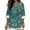 Oriental Flower Butterfly Bamboo, variant on FKELYI Faux Linen Shirts for Women Summer Blouse Art Boho Palm Tree Fish Print V-Neck 3/4 Sleeve Casual Top Soft Loose Fit Business Casual Outfits for Ladies, 5XL
