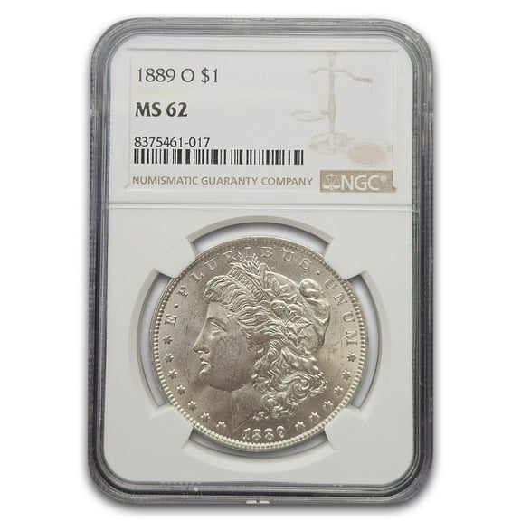 1889-O Morgan Dollar MS-62 NGC