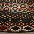 thumbnail image 4 of Safavieh Amsterdam Gladwin Geometric Area Rug, Black/Multi, 6'7" x 6'7" Round, 4 of 8