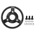 thumbnail image 2 of RC Steel Spur Gear, Stable Rolling Power Handling Capacity Robust 48P Steel Spur Gear Black Light Weight for 1/10 RC Car, 2 of 8
