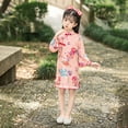 thumbnail image 6 of LNMQLPDBS Flower Dress Girls Winter Dress Thanksgiving Outfit Girl Clothes for Girls 7-8 Kids Clothes Girls Size 7-8 Girl 10 Year Old Gift Ideas, Pink 6-7 Years, 6 of 9