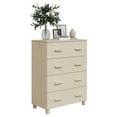 thumbnail image 4 of vidaXL Sideboard Buffet Console Cabinet for Kitchen HAMAR Solid Wood Pine, 4 of 32