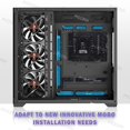 thumbnail image 4 of Gabinete para PC KEDIERS K4 ATX con 4 ventiladores y Type-C, doble vidrio, 4 of 6