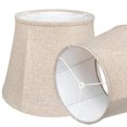 thumbnail image 5 of TOOTOO STAR Brown Lamp Shade Set of 2, 10x14x10 Inch Drum Shades for Floor and Table Lamps, 5 of 6