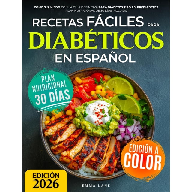 Libro Majosta Recetas Fáciles para Diabéticos Edición en Español