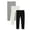 Black/White/Grey-3pack, variant on THEE BRON Toddler/Little Girls Basic Cotton Ankle Leggings Pants (2-6Years, 3 Pack)